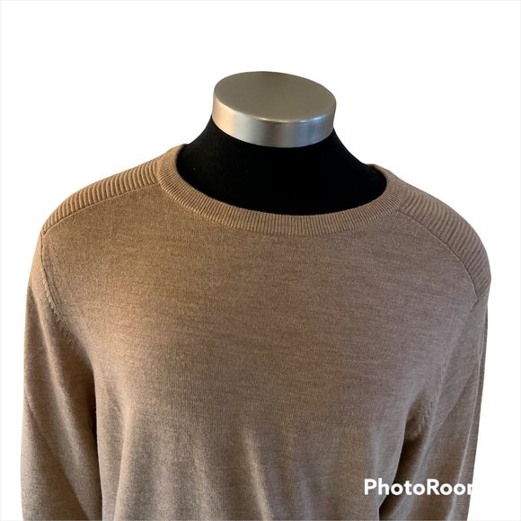 Rodd & Gunn Mens Hawtrey Knit Camel Sweater Crew Neck Wool Pullover Size M NWT - Picture 2 of 12